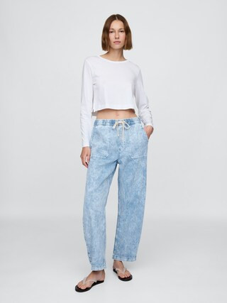 High Rise Easy Barrel Jeans | Gap (US)