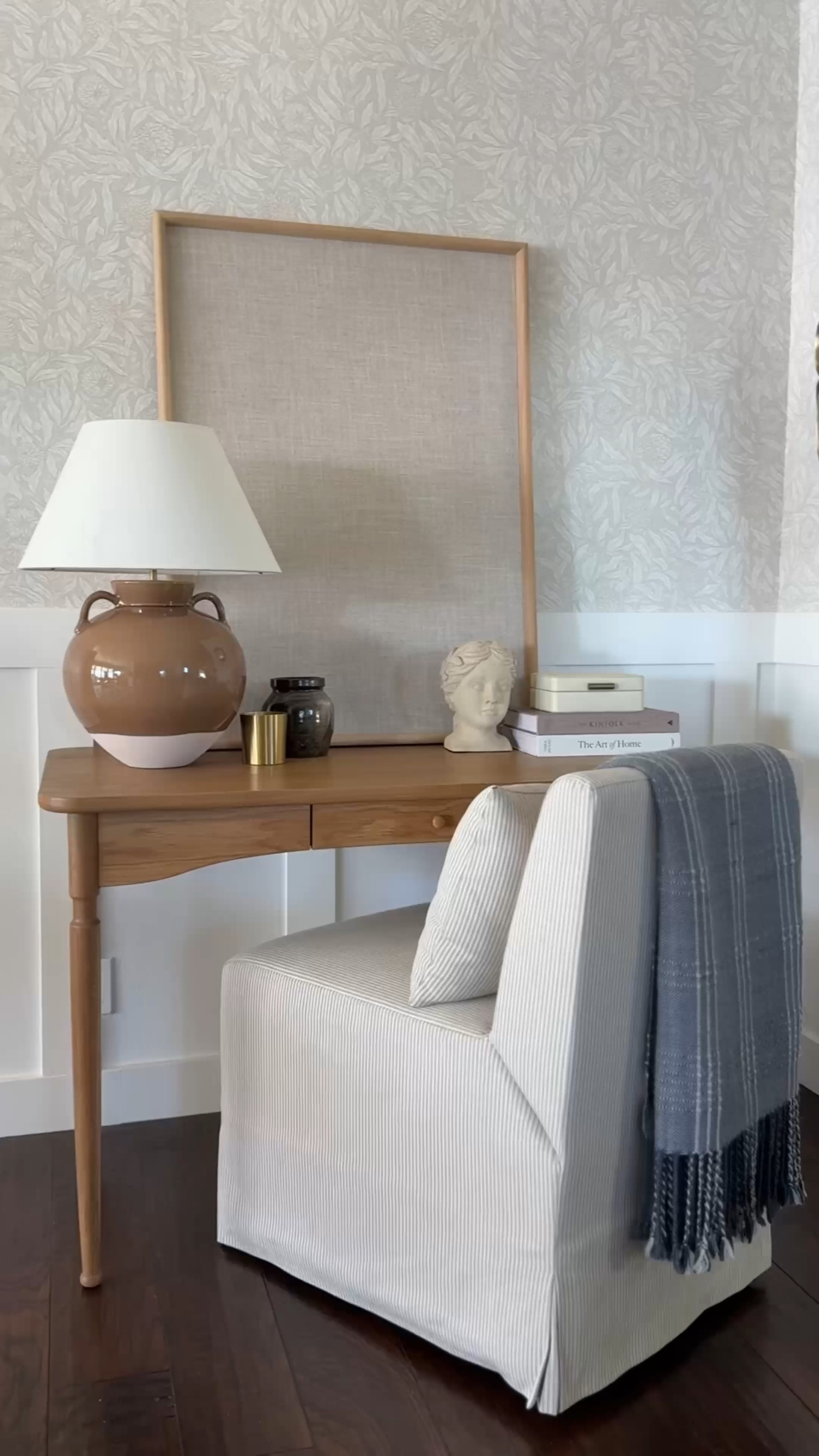 Looking to create a desk area, I found the perfect writing desk for a small space. 
#mcgeeandco

#LTKWatchNow #LTKHome #LTKFindsUnder100