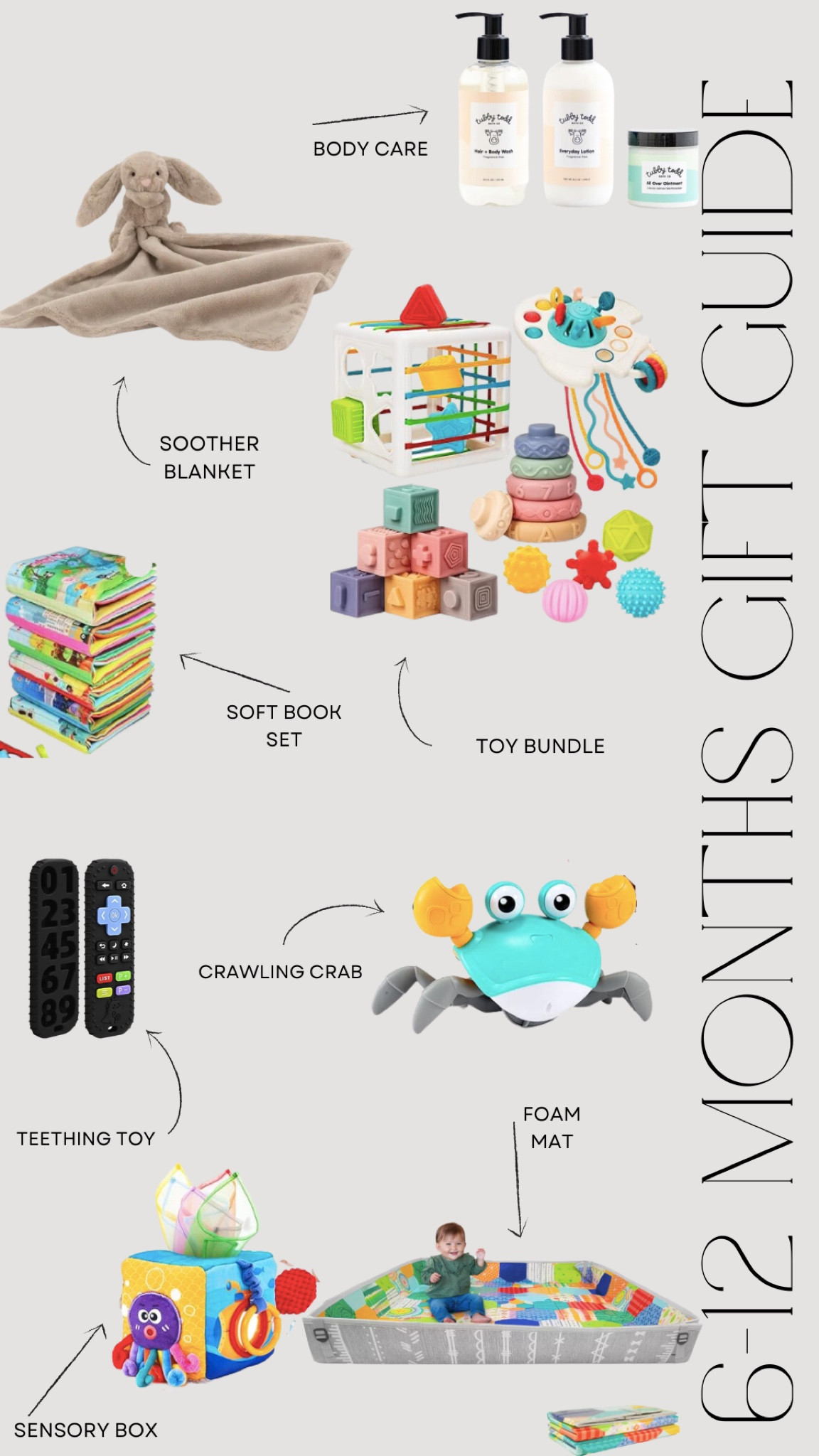 Shopping for your little one doesn’t have to be hard! Mommy tested and approved, the best gifts for 6-12 months. Baby gifts for Christmas or birthdays or just because! 

#LTKFindsUnder50 #LTKBaby #LTKHoliday