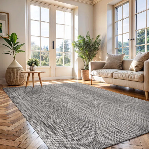 Gray Indoor/Outdoor Rug | Wayfair North America