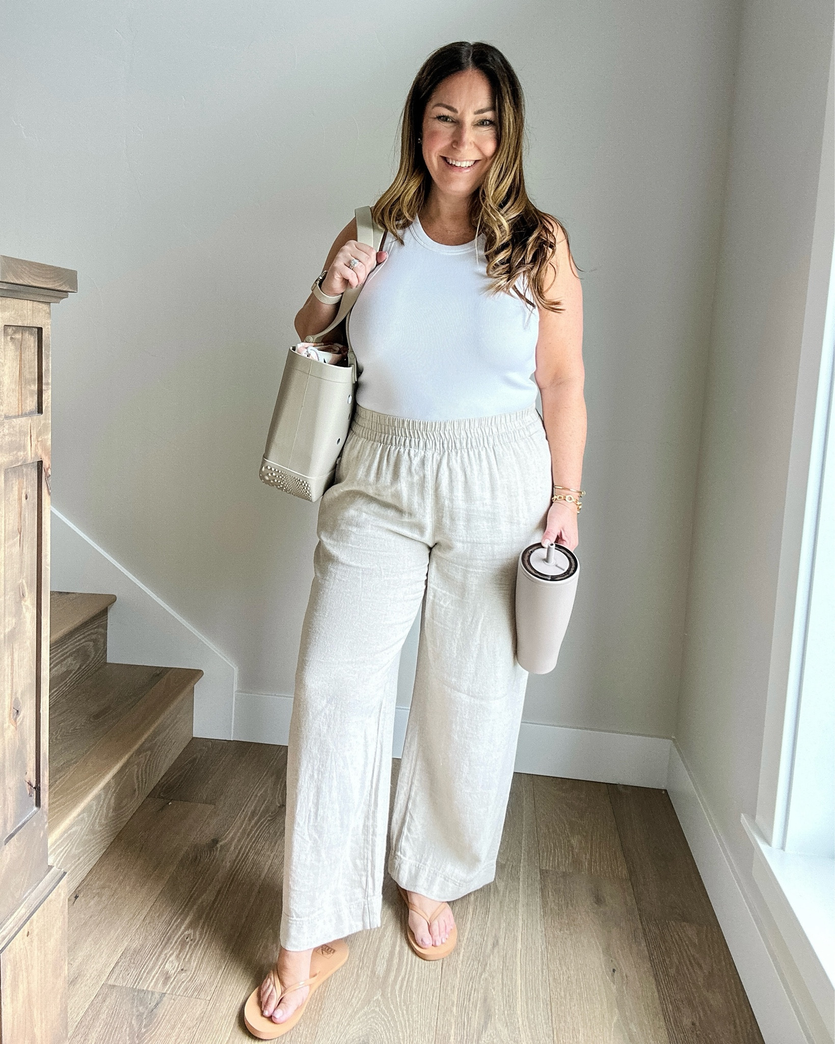 Summer outfit 

Fit tips: tank tts, L // pants tts, L 

summer outfit summer neutral summer style midsize fashion casual summer style midsize outfit therecruitermom

#LTKSeasonal #LTKOver40 #LTKMidsize