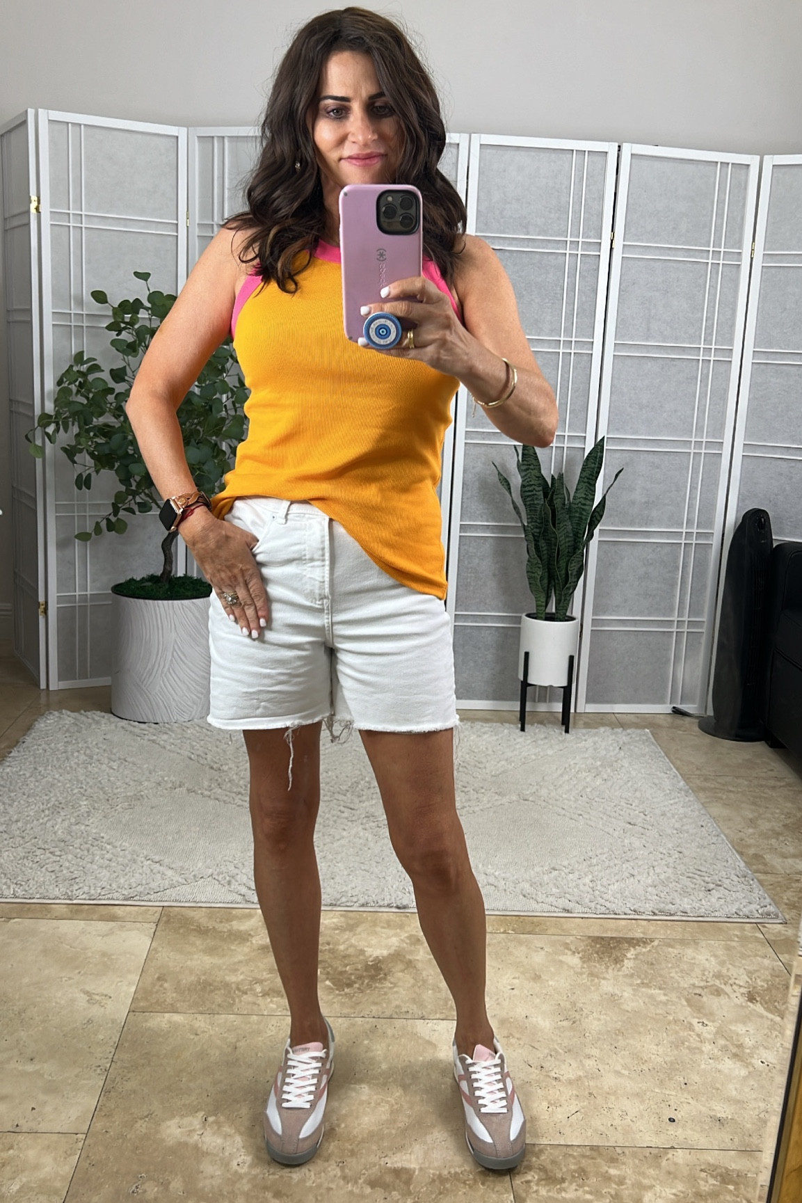 Tank small 
Shorts 00 sneakers TTS 

#LTKunder50 #LTKSeasonal #LTKstyletip