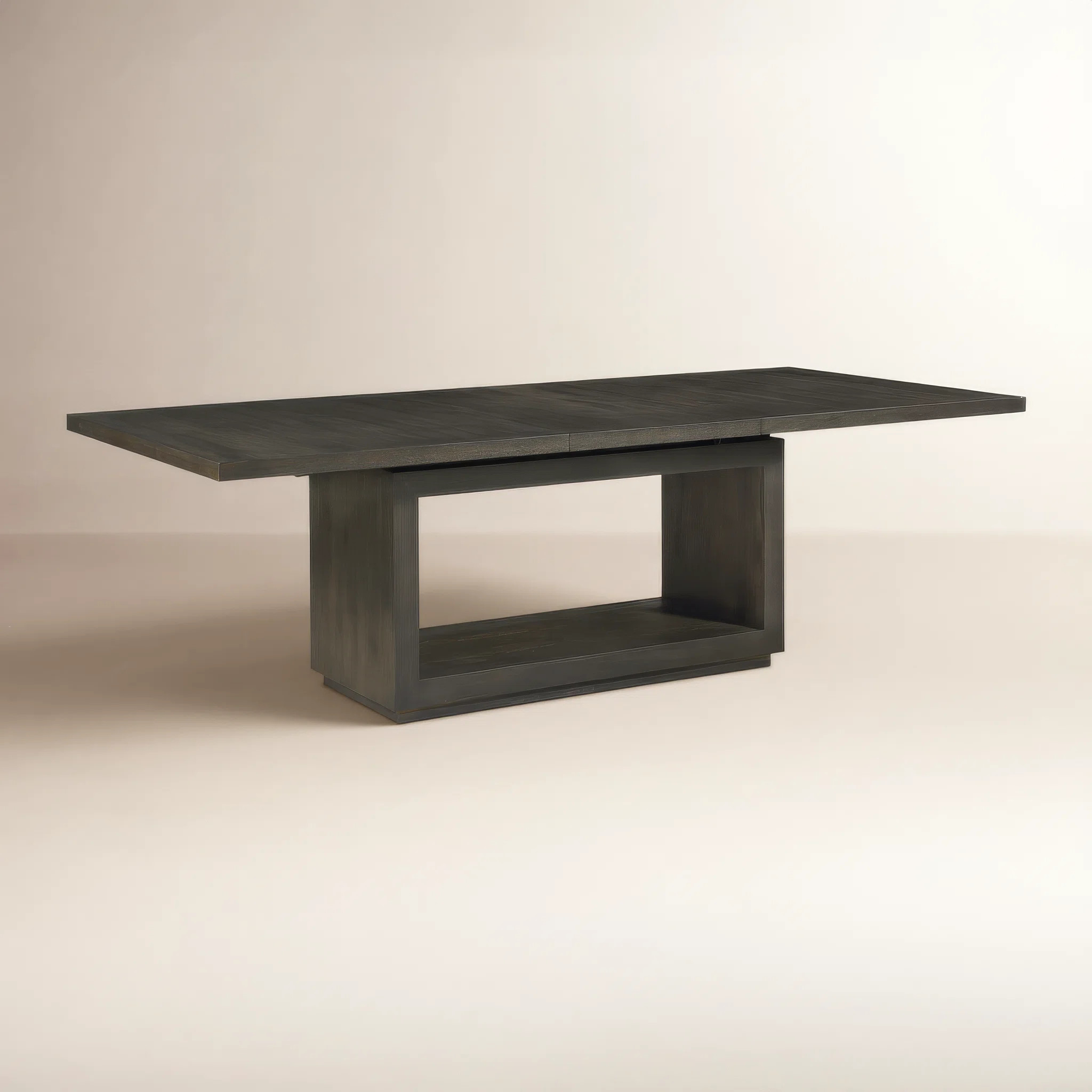 Eloise Extendable Acacia Solid Wood Trestle Dining Table | Joss & Main