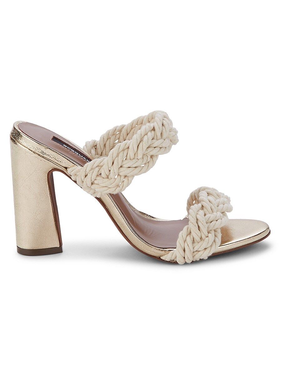 BCBGMAXAZRIA Women's Athena Braided Sandals - Ivory - Size 6 | Saks Fifth Avenue OFF 5TH