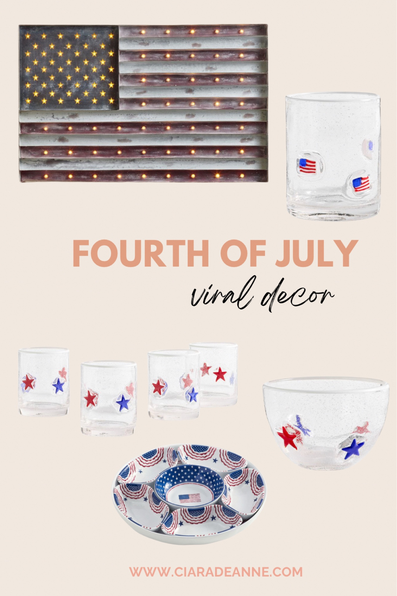Fourth of July for the Host! These beautiful pieces of decor and tableware will make your party stand out for sure. 

#LTKParties #LTKSeasonal #LTKFindsUnder100