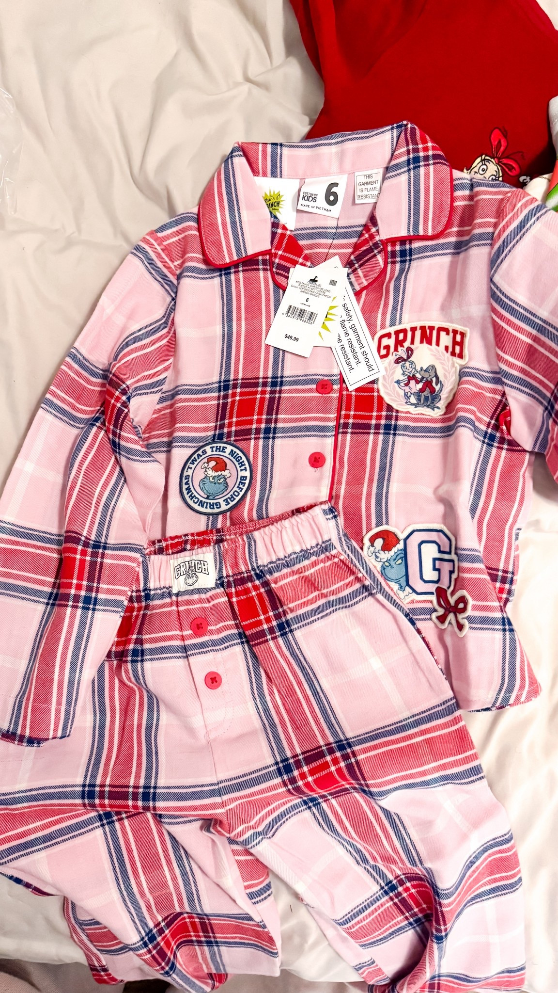 Grinch pajamas currently on sale, and has family matching.

#LTKCyberWeek #LTKKids #LTKFindsUnder50