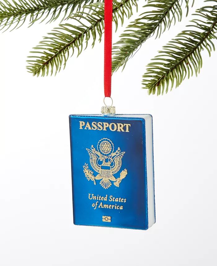 World Traveler Passport Book Ornament, Created for Macy's | Macys (US)