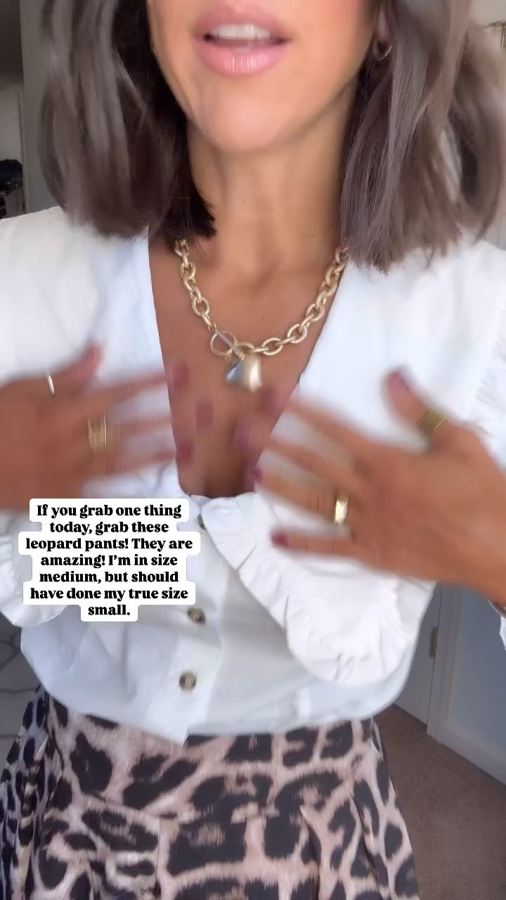 If you grab one thing today, grab these leopard pants! They are amazing! I’m in size medium, but should have done my true size small.

#LTKSaleAlert #LTKStyleTip #LTKFindsUnder100