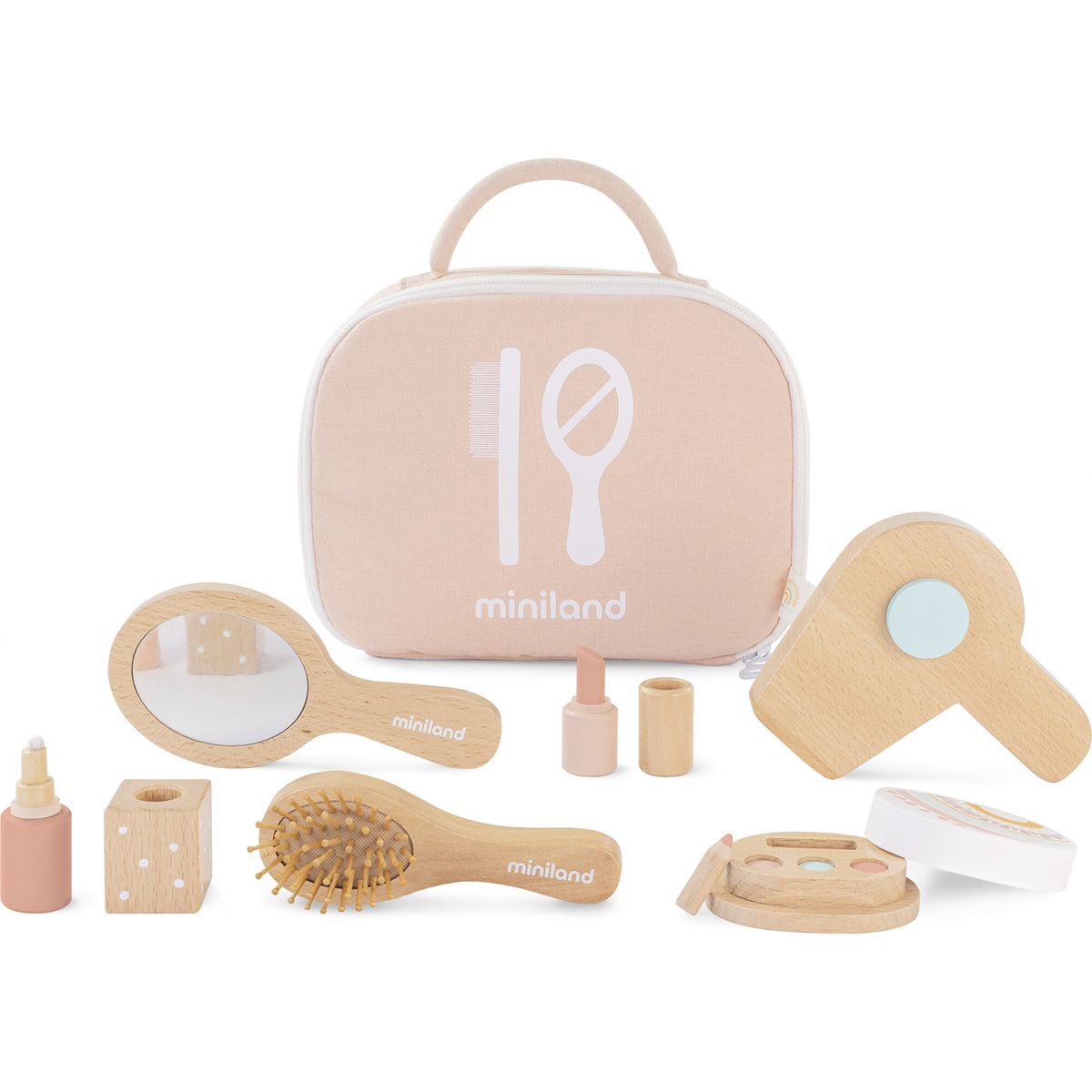 Miniland Doll Wooden Beauty Set | The Tot