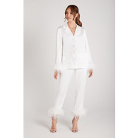 Nadine Merabi Darcie White Pyjamas | Nadine Merabi