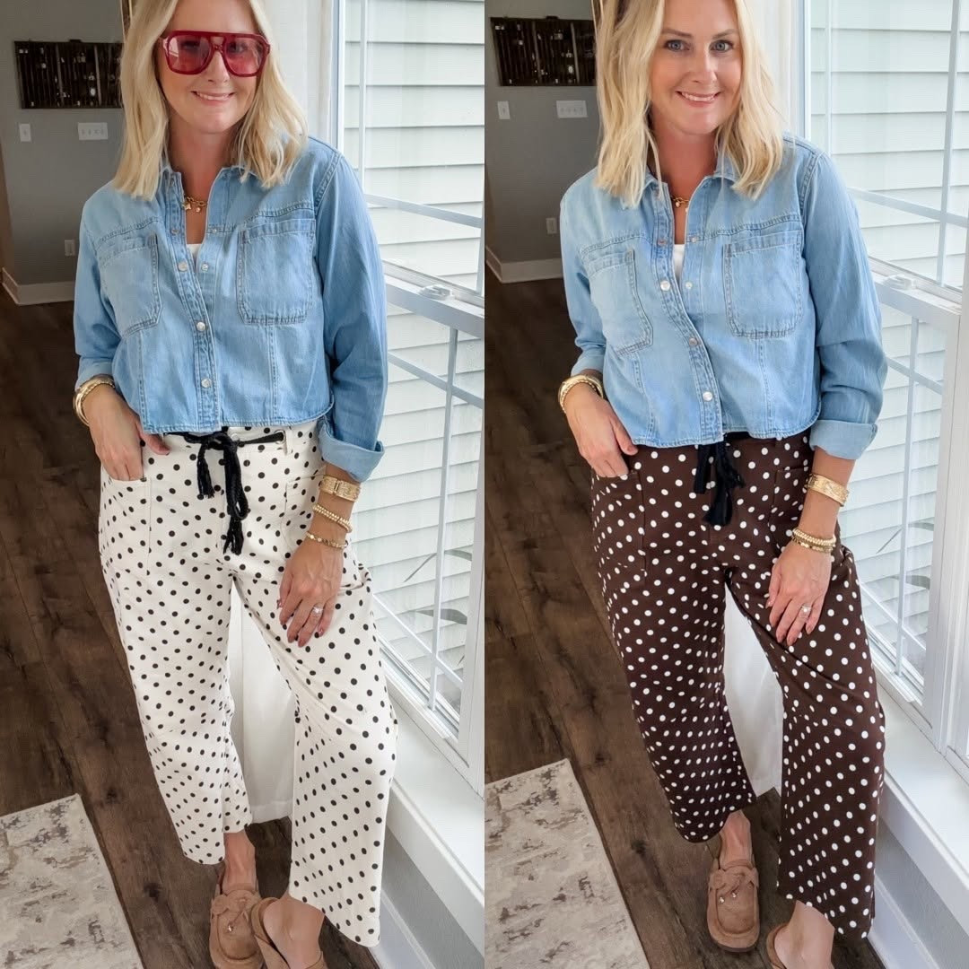 I am SO excited to wear these fun polka dot pants this fall!🙌🙌 Fit is flattering, comfy, and has an adjustable waistband.

#LTKActive
