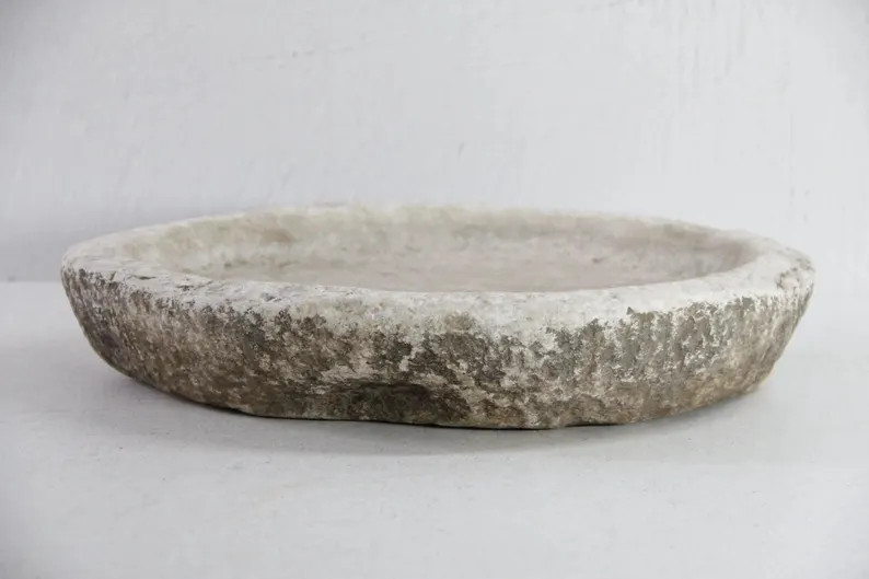 Vintage Marble Tray | Hand-cared Stone Kharal 14" - Etsy | Etsy (US)