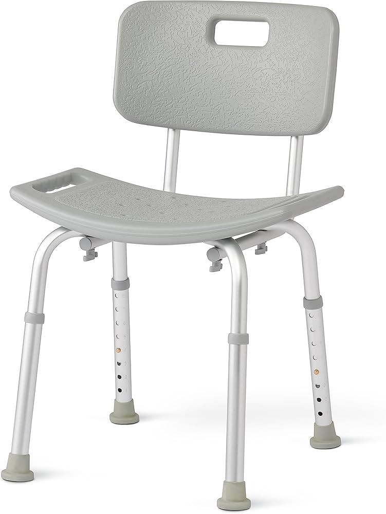 Medline Bath Chair, Bench, Seat, Stool for Disabled, Seniors & Elderly Bathroom Transfer Inside S... | Amazon (US)