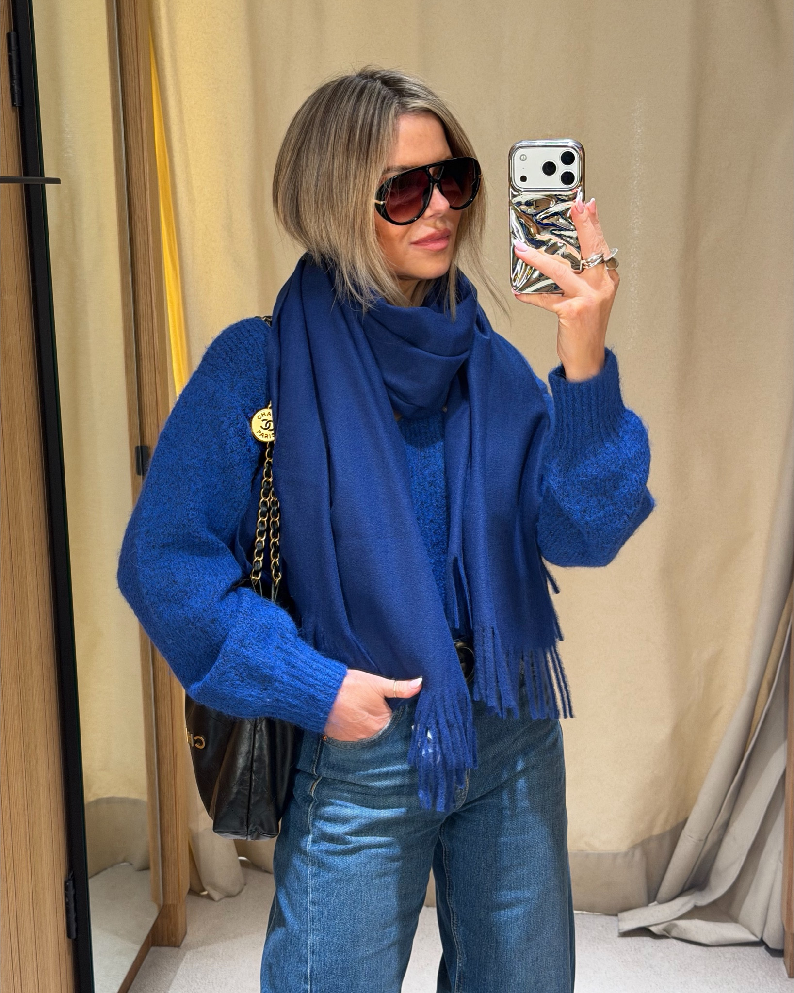 Winter Blues 💙 #blueoutfit #bluetop #knitwear 

#LTKwinter #LTKluxury #LTKuk