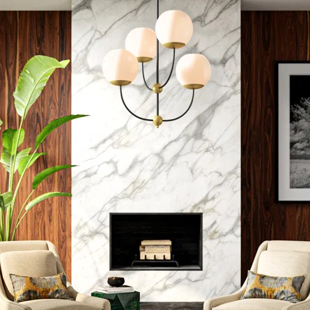 Romney 4 - Light Dimmable Globe Chandelier | Wayfair North America