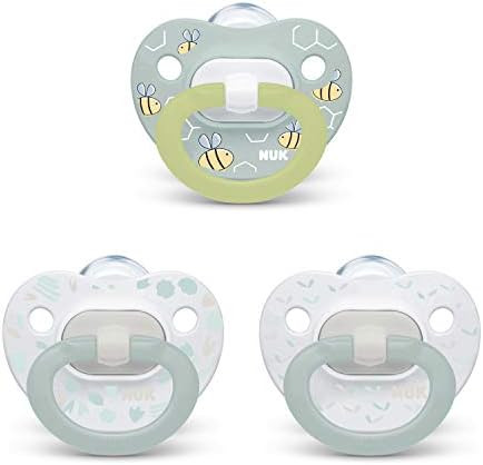 NUK Orthodontic Pacifier Value Pack, Boy, 0-6 Months, 3-Pack | Amazon (US)