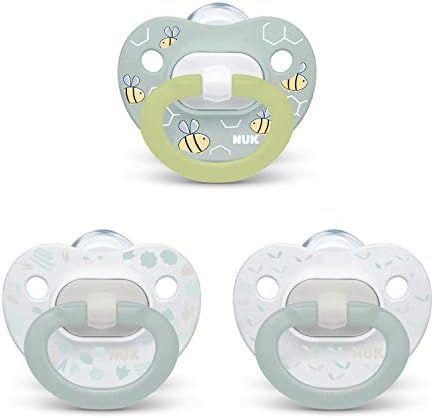 NUK Orthodontic Pacifier Value Pack, Boy, 0-6 Months, 3-Pack | Amazon (US)