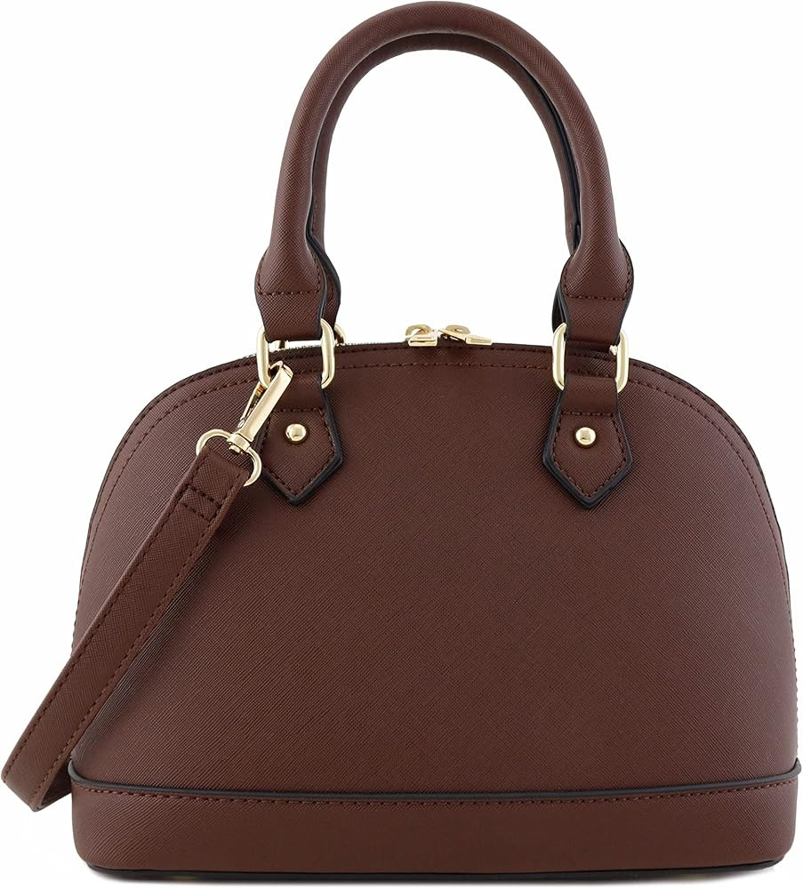 Zip-Around Saffiano Classic Dome Satchel | Amazon (US)