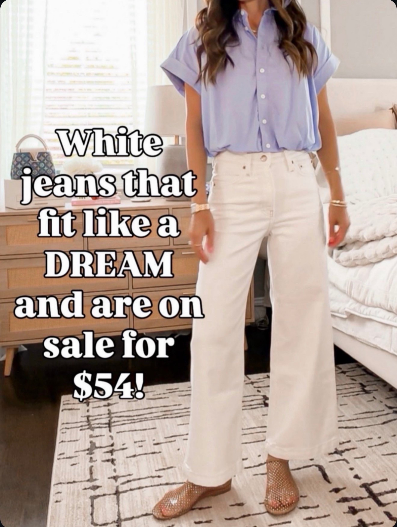 Finally found white jeans that fit perfectly AND aren’t see through 👏⬇️ wearing size 24

#LTKOver40 #LTKSeasonal #LTKootd