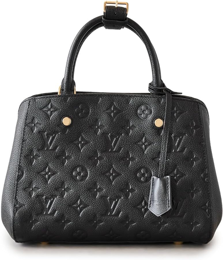 Louis Vuitton Women's Pre-Loved Black Empreinte Montaigne Bb Bag | Amazon (US)