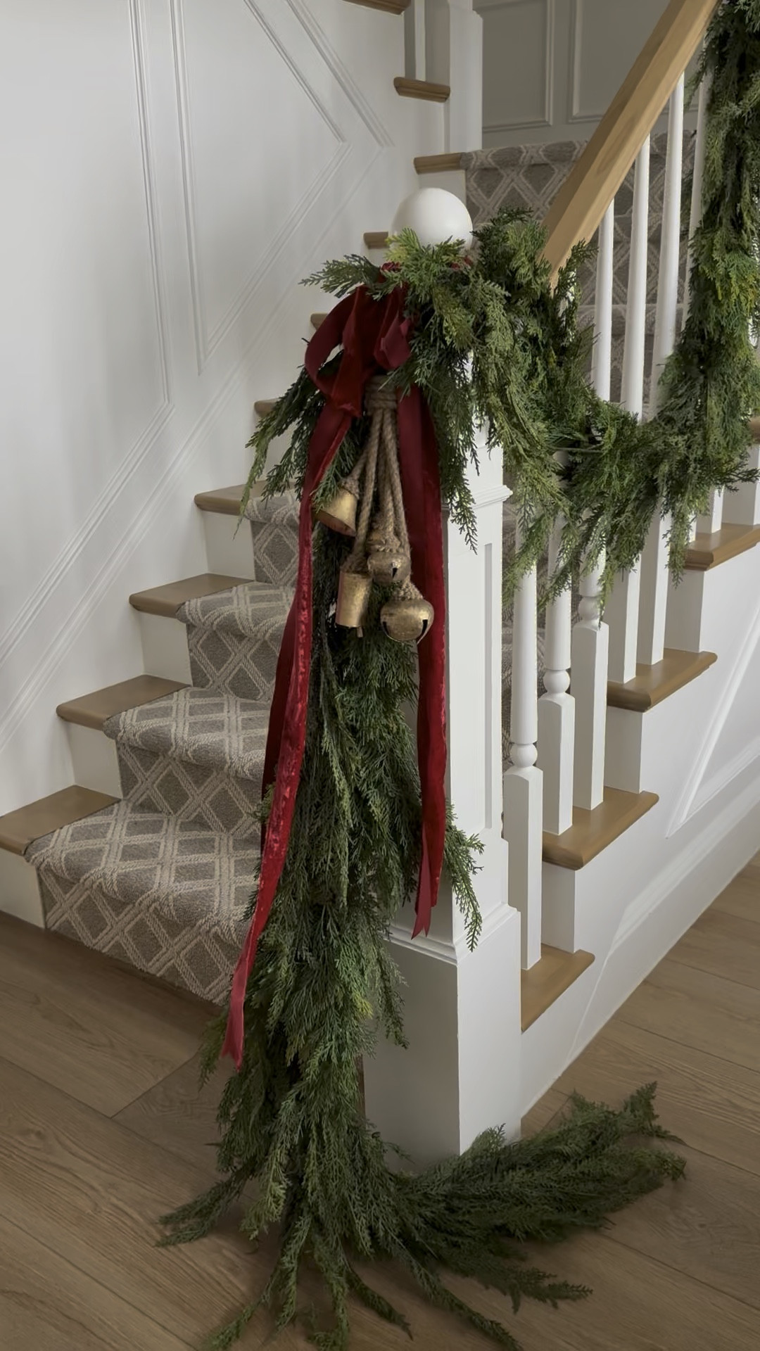 The perfect Christmas garland mix! #classic #christmas #holiday #staircase #mantle

#LTKHome #LTKHoliday #LTKFamily
