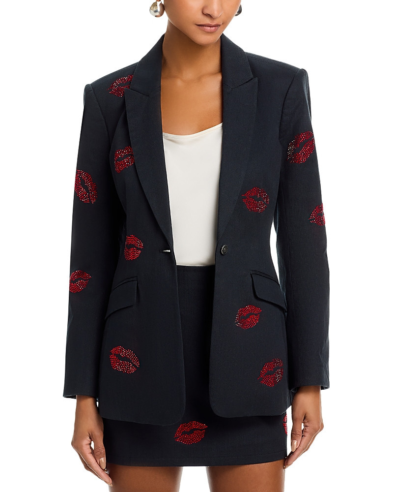 Cinq a Sept Kissing Booth Denim Blazer | Bloomingdale's (US)
