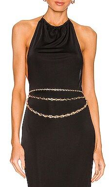 petit moments Heartless Chain Belt in Gold from Revolve.com | Revolve Clothing (Global)