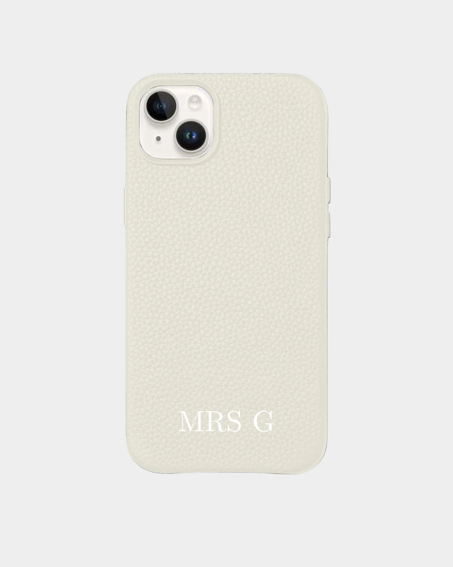 Personalised Cream iPhone Case | Gigi & Olive