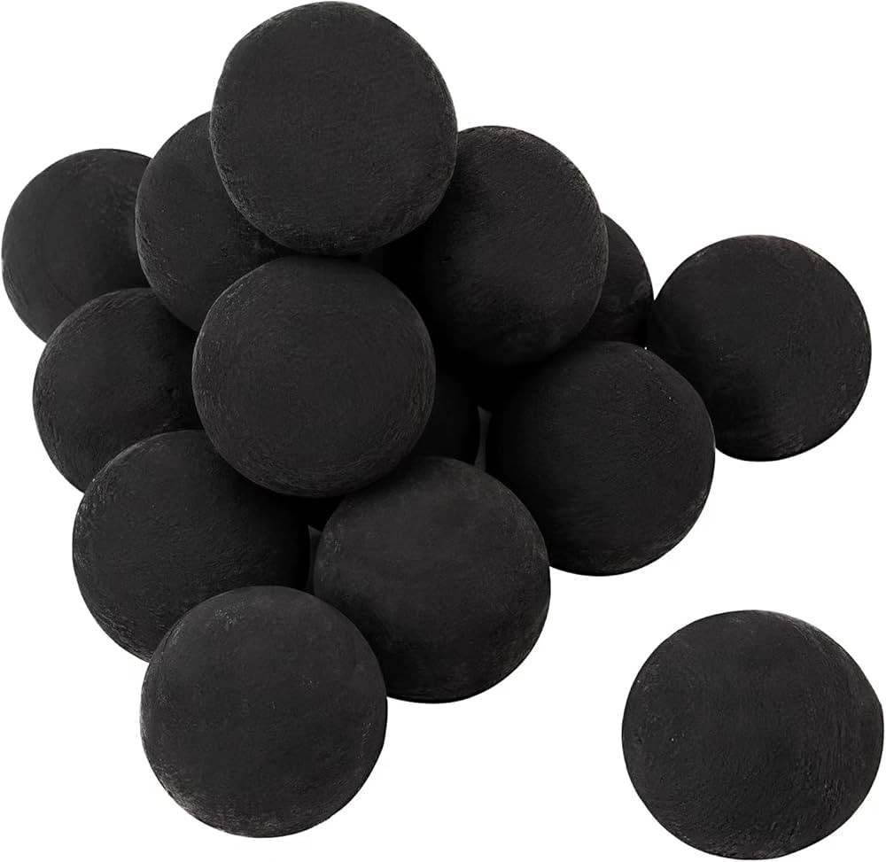 Skyflame Ceramic Fire Balls, Set of 15 Round Fire Stones Set for Indoor and Outdoor Fire Pits or ... | Amazon (US)