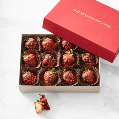 Manhattan Fruitier Valentine's Day Chocolate Covered Strawberries | Williams-Sonoma