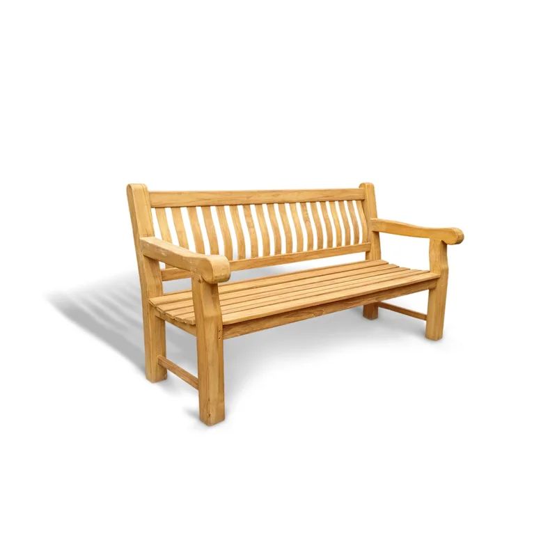 Kavanagh TEAK GARDEN BENCH (EXTRA THICK) | Wayfair North America