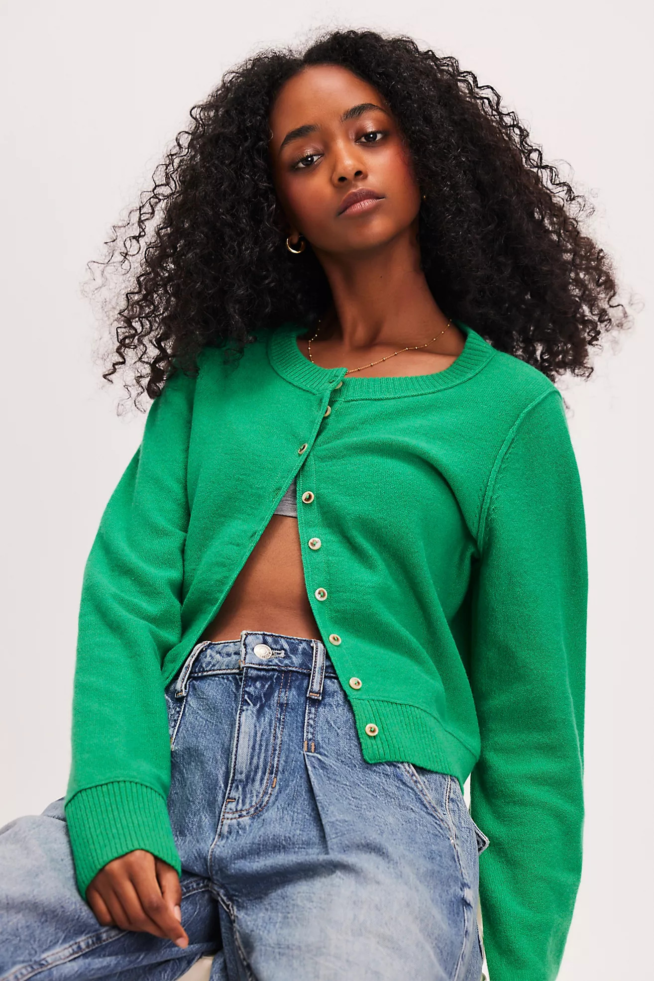Nocturnal Solid Cardi | Free People (Global - UK&FR Excluded)