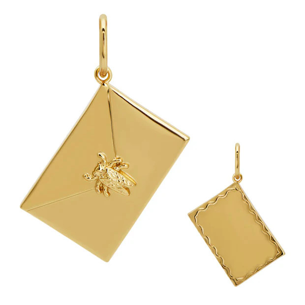 Goldbug x Fête Papier Love Note Charm | Goldbug Collection