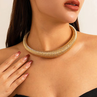 Ingemark Exaggerated Heavy Metal Chunky Torques Choker Necklace for Women Trend Vintage Thick Chain | AliExpress UK