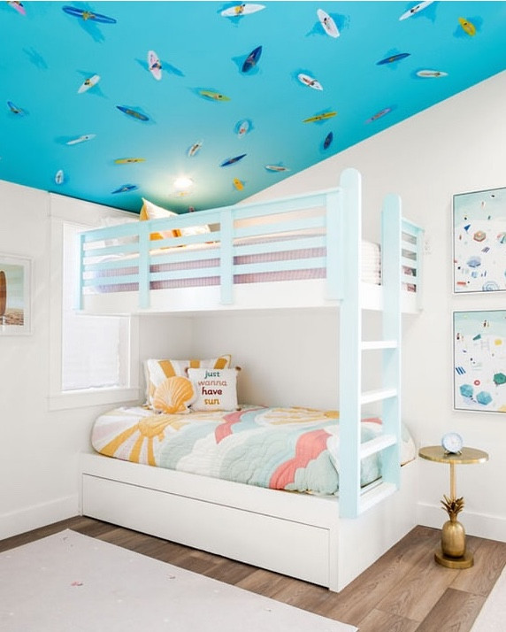 Sunshine and surf dreams at Sun Kissed Palms! 🌊🏄‍♀️ This cozy bunk room is the ultimate coastal retreat with stylish seaside decor. Perfect for catching Z's or planning your next wave! 🌺✨ #BeachVibes #CoastalLiving #BunkRoomGoals #CinnamonShore #SunKissedPalms #SurfDreams #SeasideDecor #InteriorDesign



#LTKHome