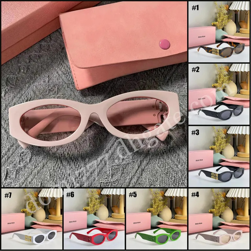 MIU-MIU 1:1 High-Quality DUPE Fashion MIU MIU Letter Logo Women's Sunglasses | DHGate