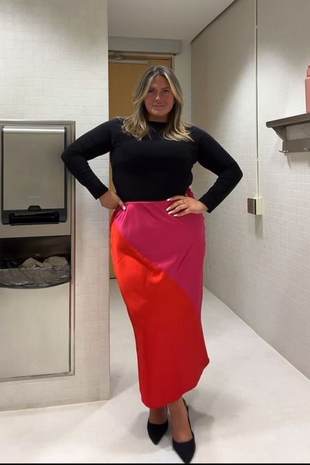 plus size midi skirt 

#LTKworkwear #LTKcurves #LTKstyletip