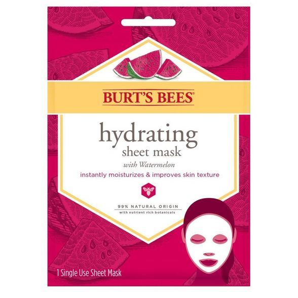 Burt's Bees Hydrating Sheet Mask Watermelon - 1ct | Target