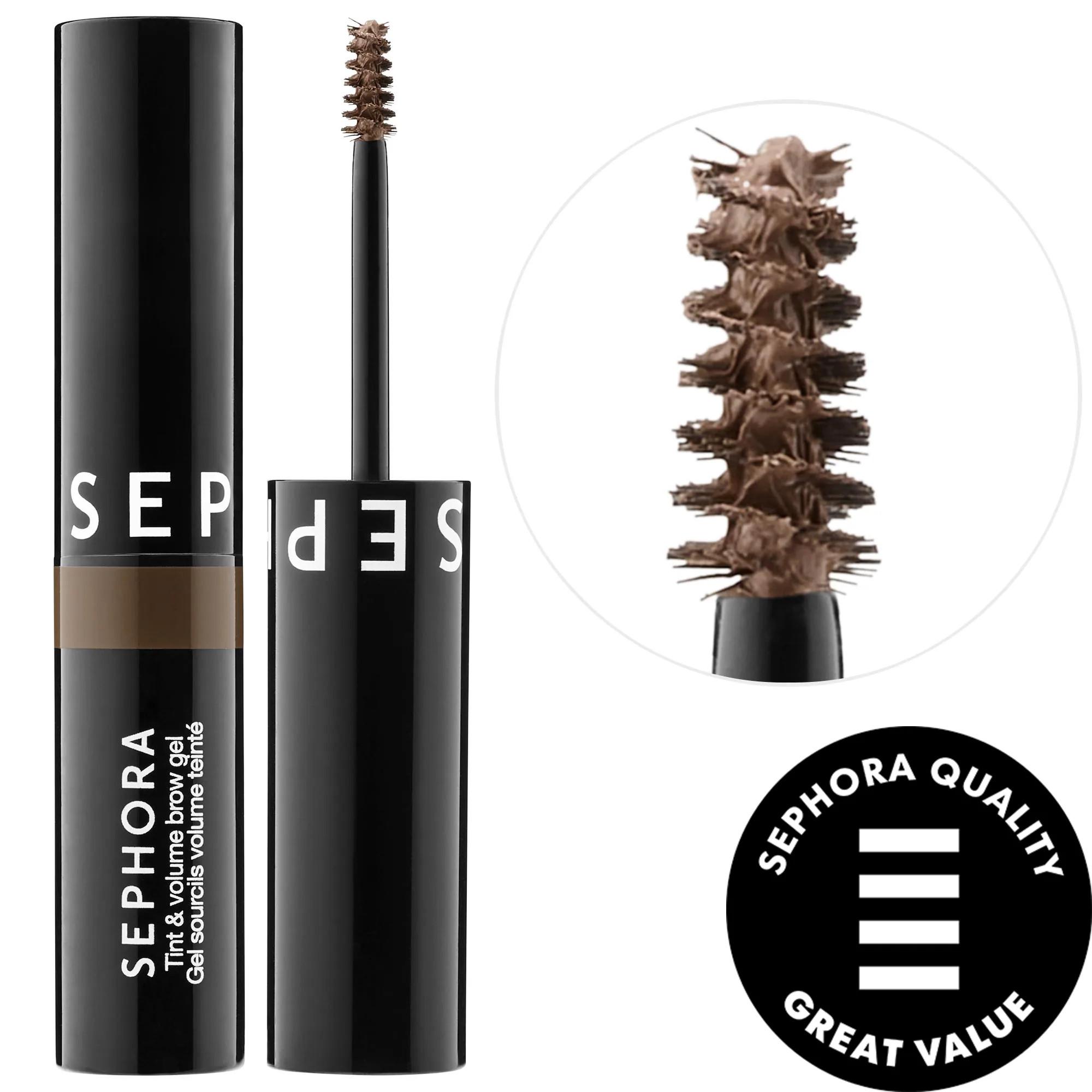 SEPHORA COLLECTION Tinted Volumizing Eyebrow Gel 05 Medium Brown 0.16 oz / 5 mL | Sephora (US)
