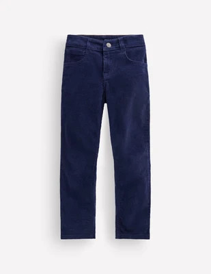 Boden Boys Classic Slim Cord Pants in Blue | Size 9-10 Years | Boden (US)