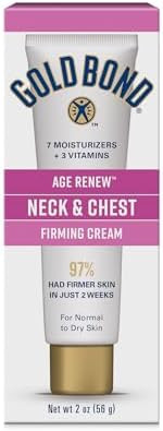 Gold Bond Age Renew Neck & Chest Firming Age Renew Cream, 2 oz., Clinically Tested Skin Firming C... | Amazon (US)