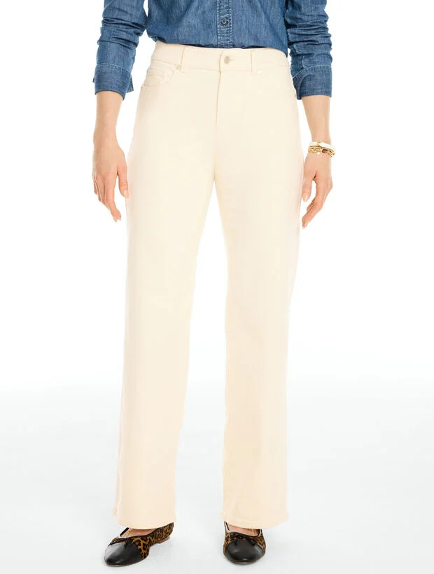 Classic Jean Trousers - Natural | Talbots