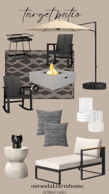 Moody patio inspo, target, target hole and garden, target patio, outdoor furniture, fire pit, 

#LTKSeasonal #LTKhome