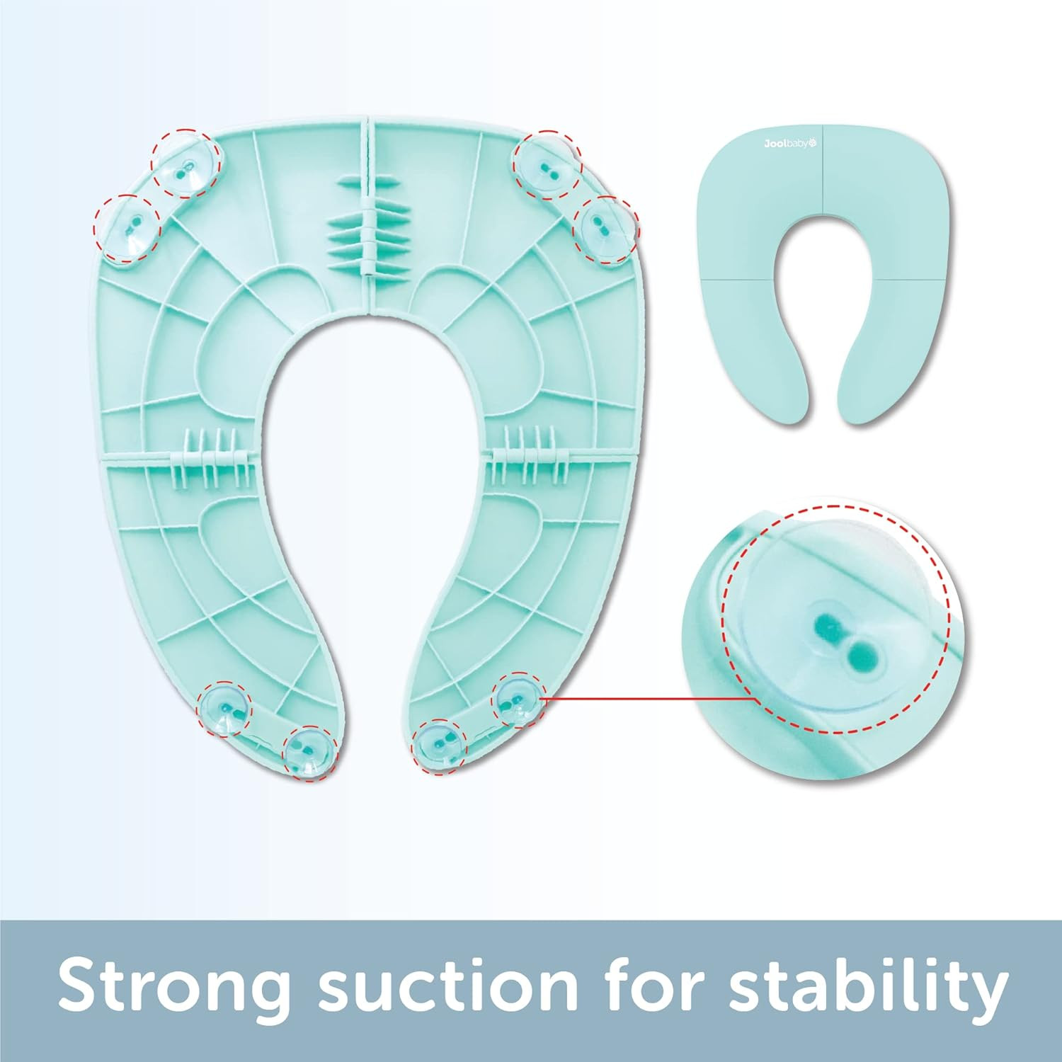 Folding Travel Potty Seat for Boys and Girls, Fits Round & Oval Toilets, Non-Slip Suction Cups, I... | Amazon (US)