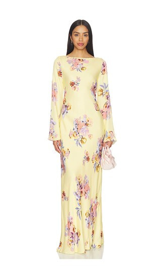HEMANT AND NANDITA Maxi Dress in Lemon. - size XL | Revolve Clothing (Global)