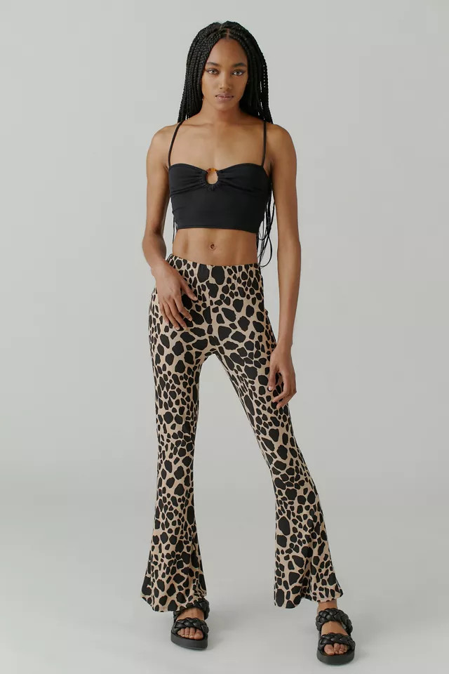 Urban Renewal Remnant Cozy Animal Flare Pant | Urban Outfitters (US and RoW)