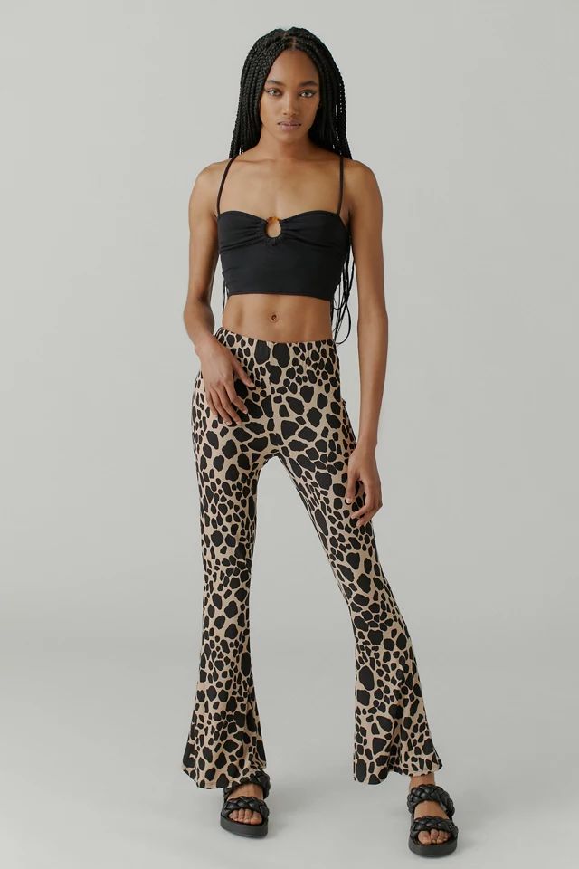 Urban Renewal Remnant Cozy Animal Flare Pant | Urban Outfitters (US and RoW)