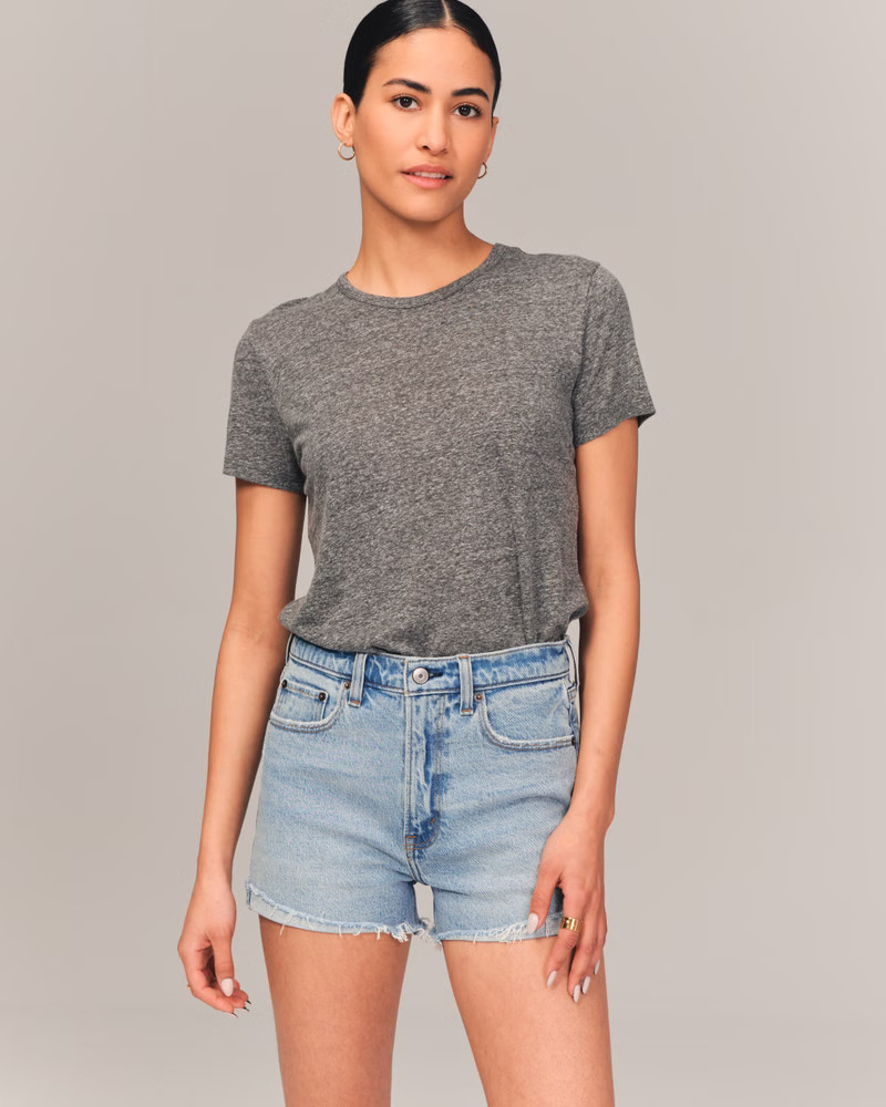 High Rise Mom Short | Abercrombie & Fitch (US)
