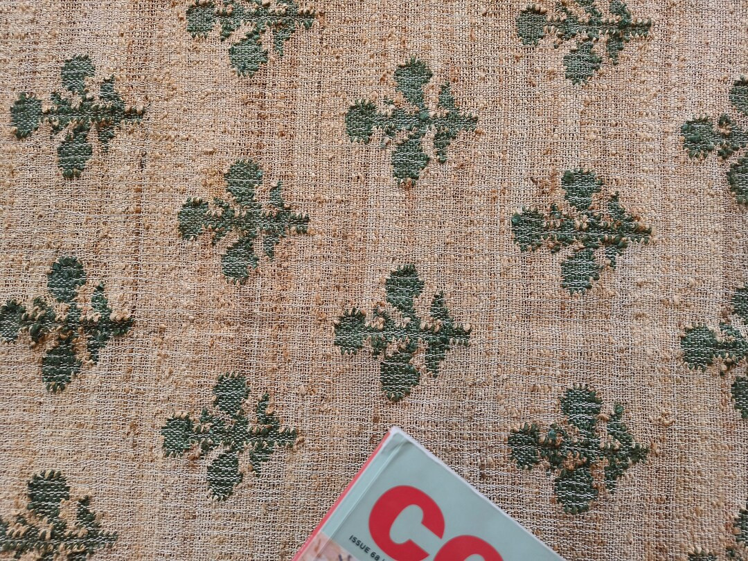 Natural Jute Flower Rug, Reversible Rug, Large Floor Area Kilim Dhurrie Carpet Home Living Room, ... | Etsy (US)