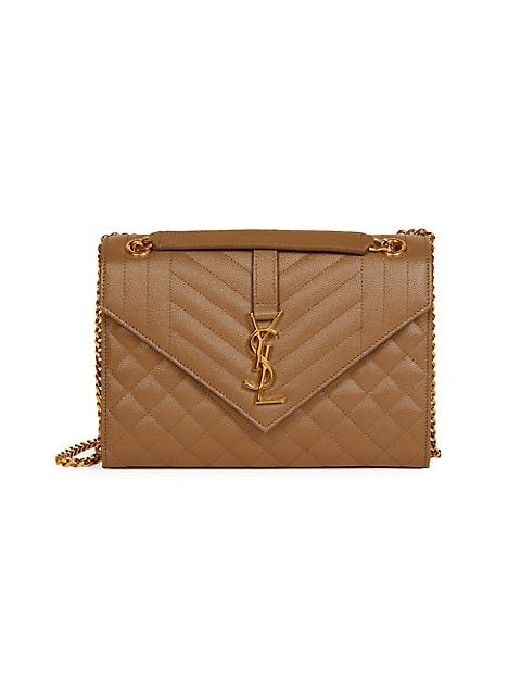 Medium Envelope Monogram Matelassé Leather Shoulder Bag | Saks Fifth Avenue